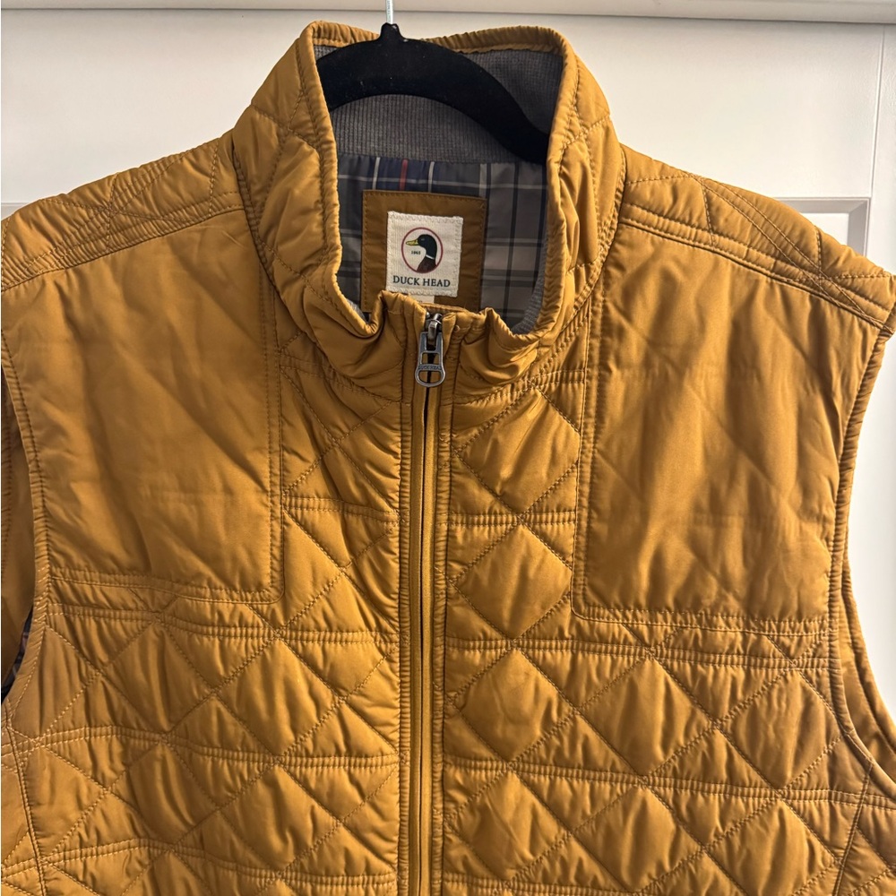Duck Head Yellow Quilted Vest